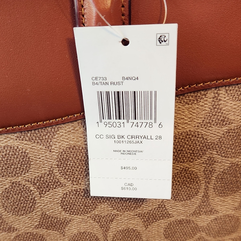 SOLD Coach Brooke Carryall 28 - Picture 6 of 13